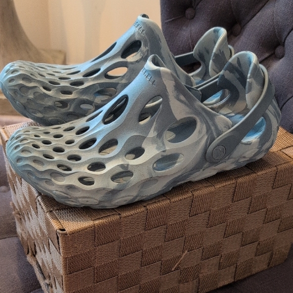 Merrell Hydro Moc Unisex Gray and Blue Camouflage  M7.5/W9 - Picture 1 of 5